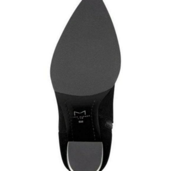Marc Fisher LTD Giana Black Suede Booties - Picture 2 of 8